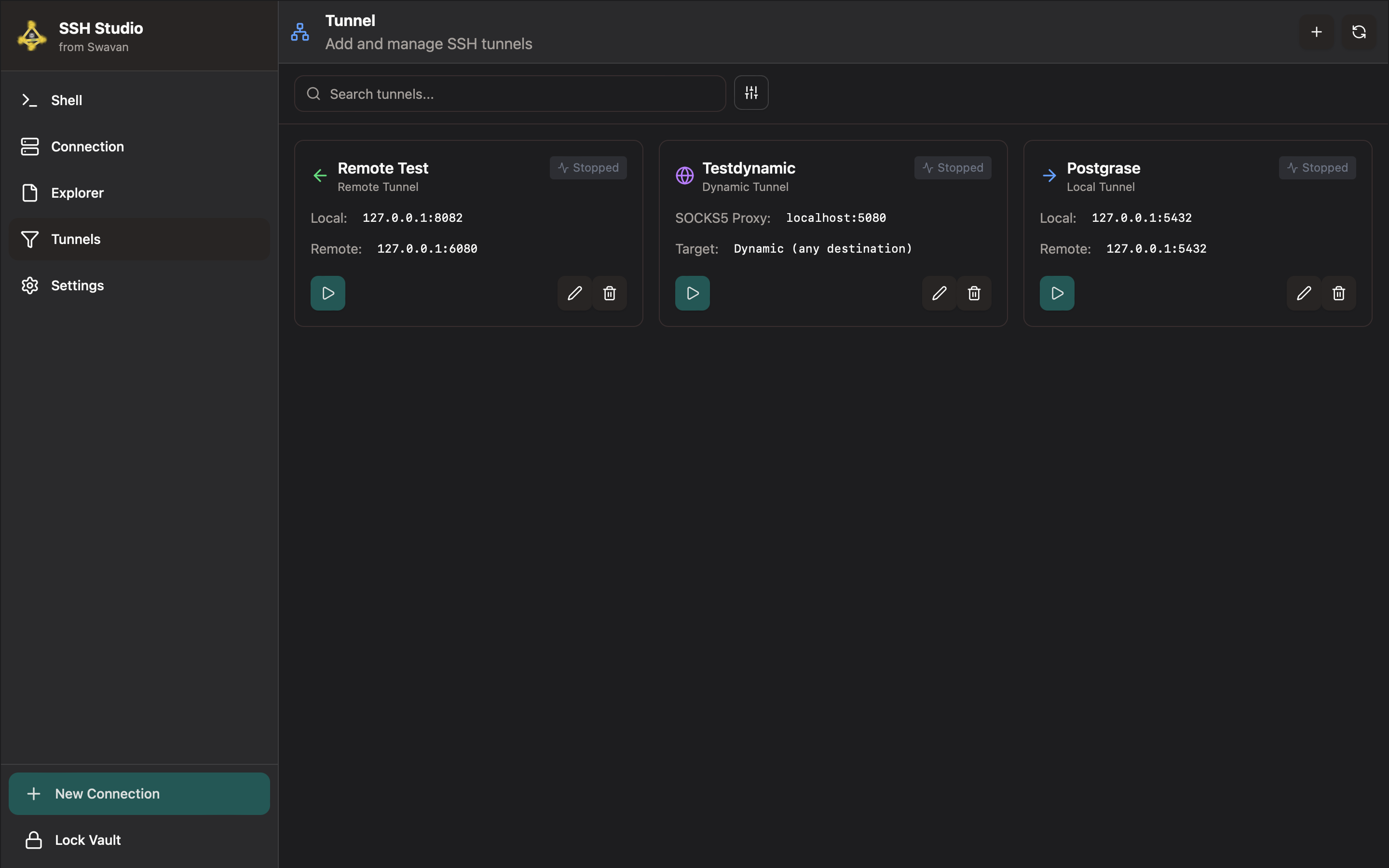 Remote Tunnel Stopped